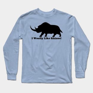 I Woolly Like Rhinos! Long Sleeve T-Shirt